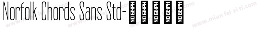 Norfolk Chords Sans Std字体转换